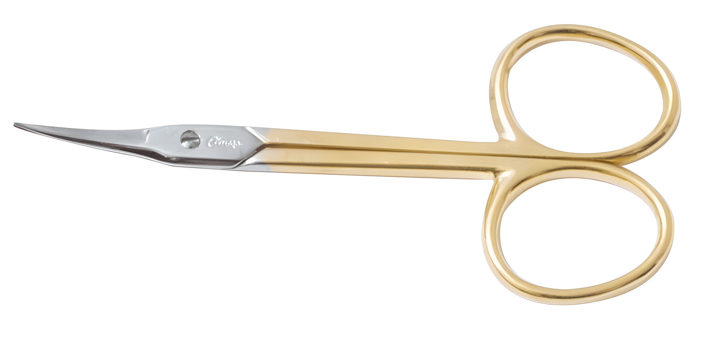 Clauss 3.5’’ Gold-Line Scissor - Short Curved Blades - 12940 - Scissors Shears Cutters