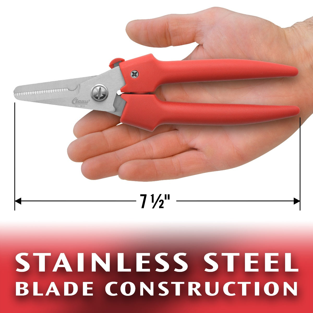 Clauss 7.5’’ Cutter - Wire Cutting Notch - 33503 - Available for Purchase