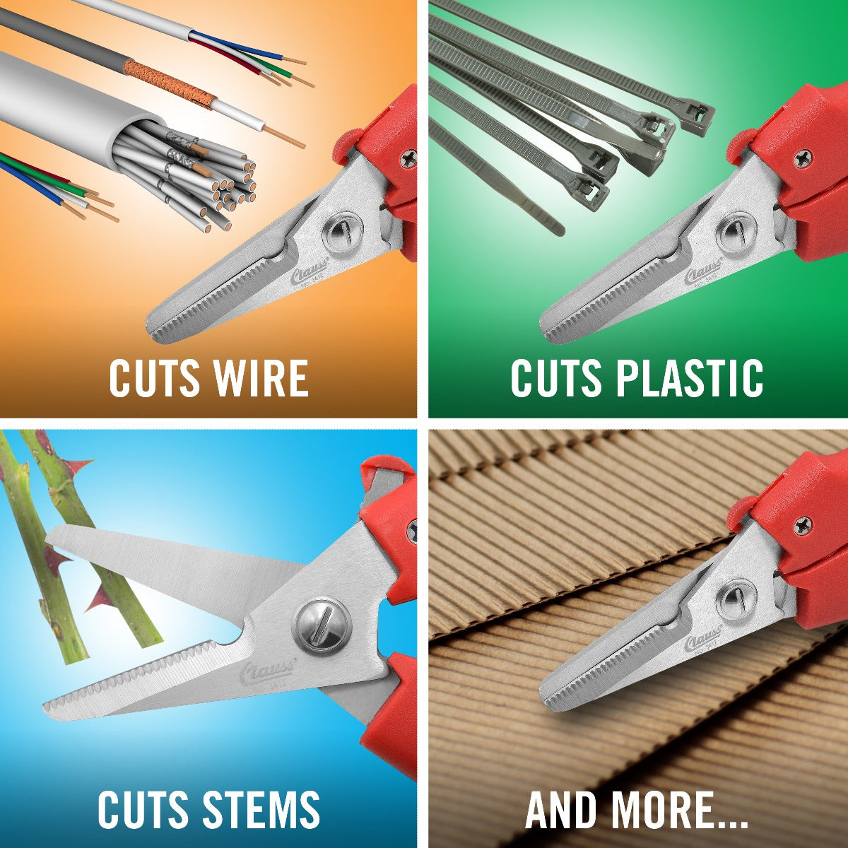 Clauss 7.5’’ Cutter - Wire Cutting Notch - 33503 - Available for Purchase