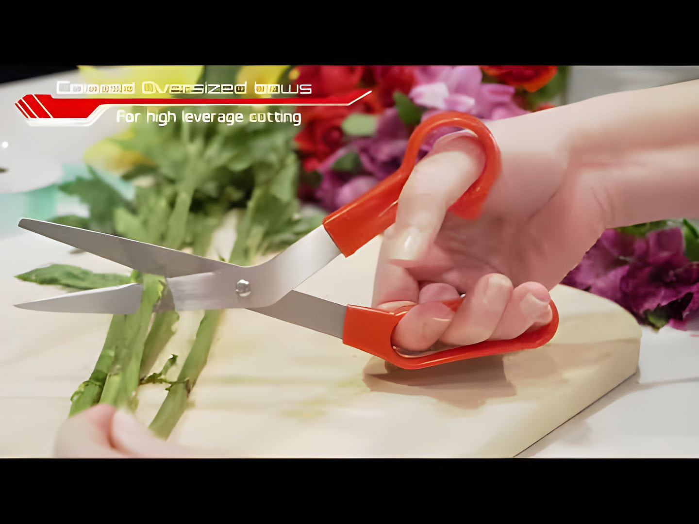 Clauss 8.5’’ Featherlite Bent Shear - Red - 511040 - Floral and Lawn & Garden