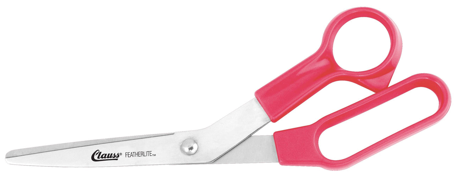 Clauss 8.5’’ Featherlite Bent Shear - Red - 511040 - Floral and Lawn & Garden