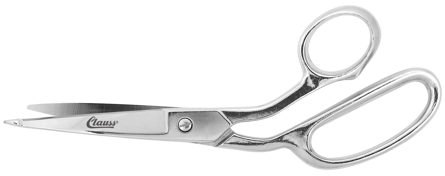 Clauss 8’’ Bent Shear - Flat Lower Tip Paramedic/Bandage - 11339 - Scissors Shears Cutters