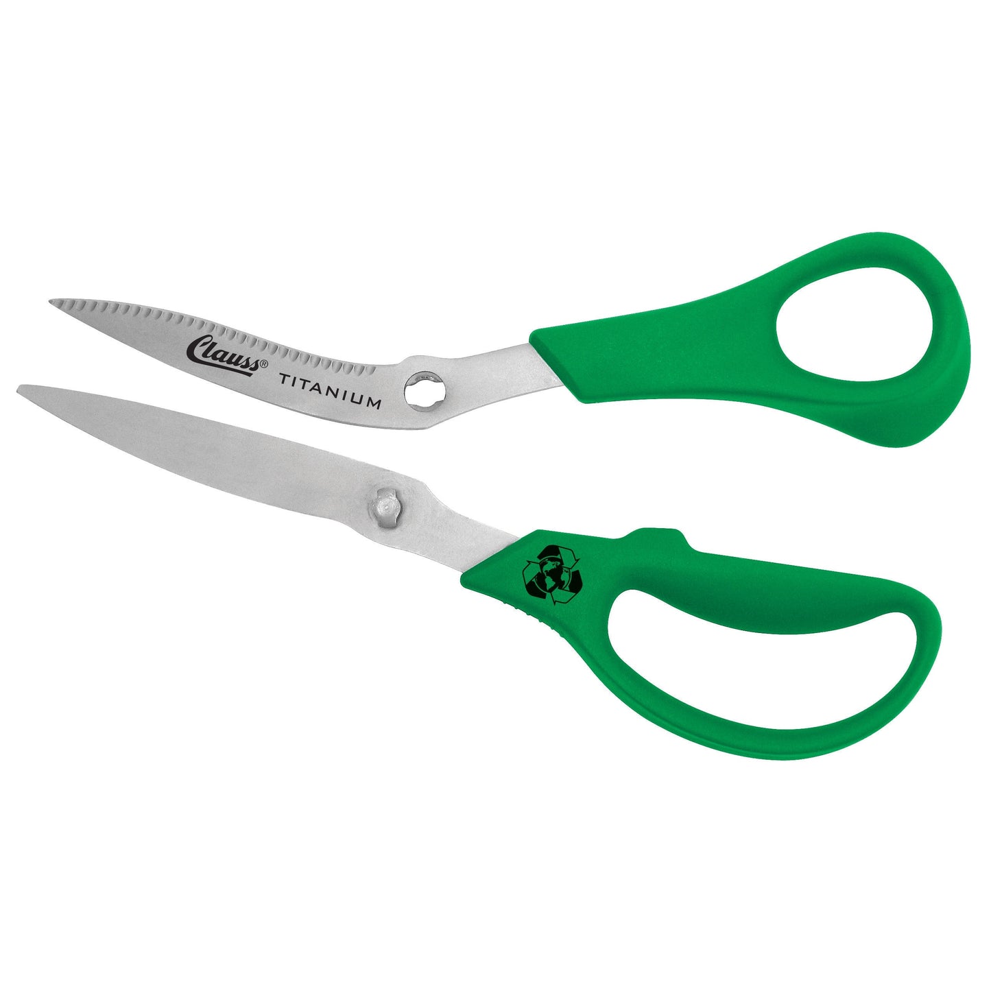 Clauss 8’’ Titanium Garden Shear with Sheath - 19594 - Floral and Lawn &