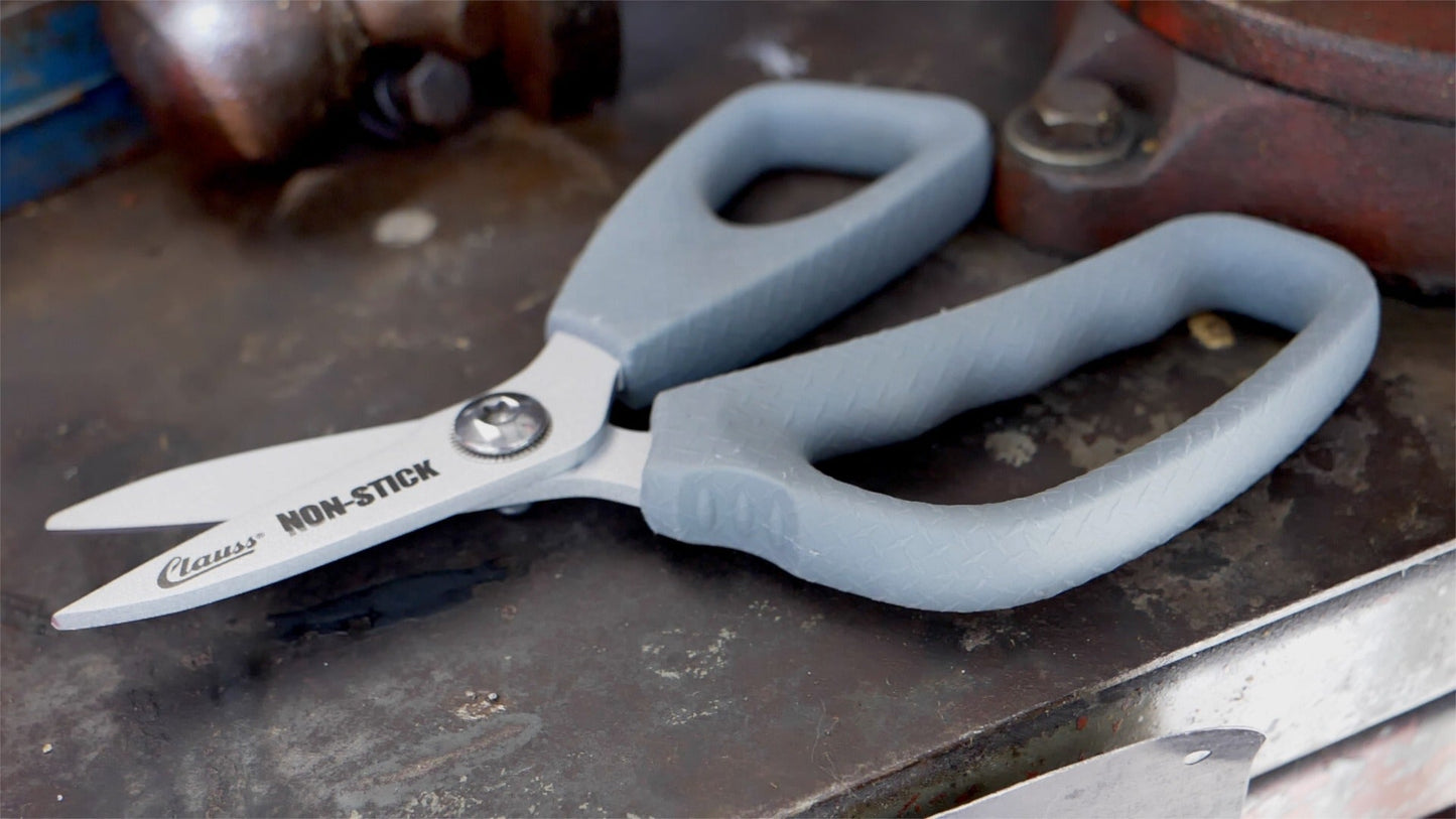 Clauss 8’’ Titanium Non Stick Shear Diamond Plate Handle - 19971 - Available for Purchase