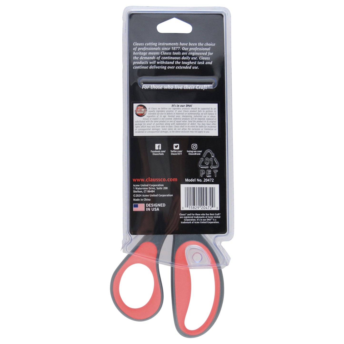 Clauss 8’’ Zirconium Bonded Scissors - Shears Cutters