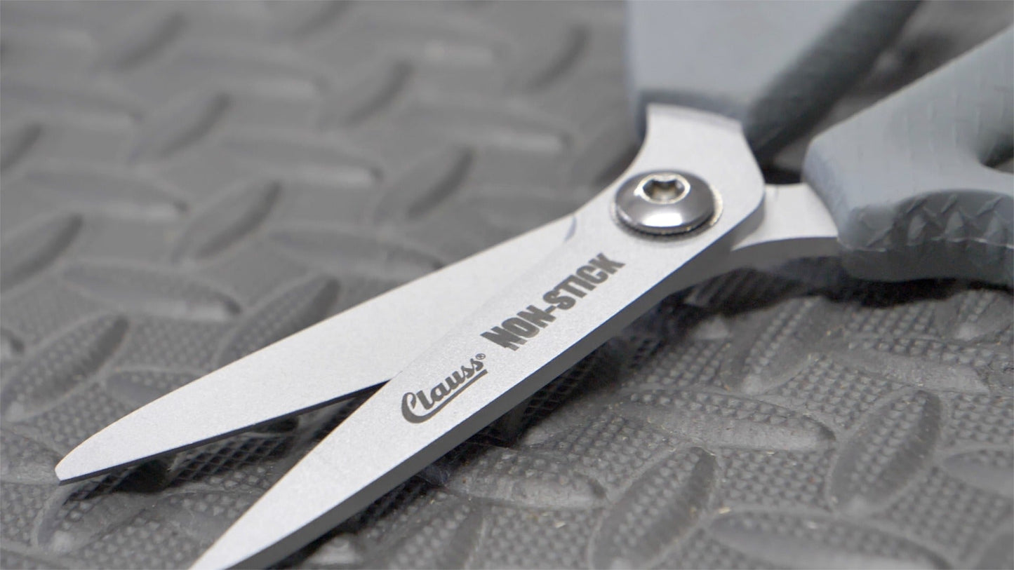 Clauss 9’’ Titanium Non Stick Shear Diamond Plate Handle - 19972 - Available for Purchase