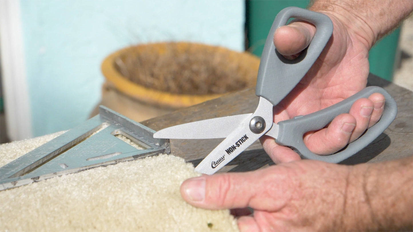 Clauss 9’’ Titanium Non Stick Shear Diamond Plate Handle - 19972 - Available for Purchase
