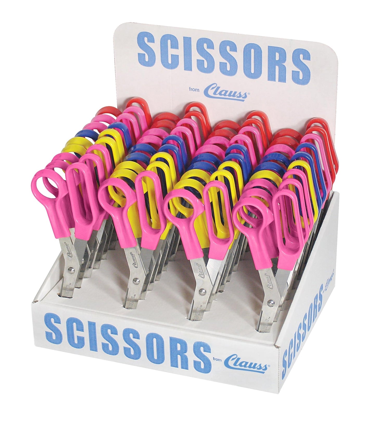 Clauss Featherlite Display - 36 pcs. Assorted Bent Shears - 19111