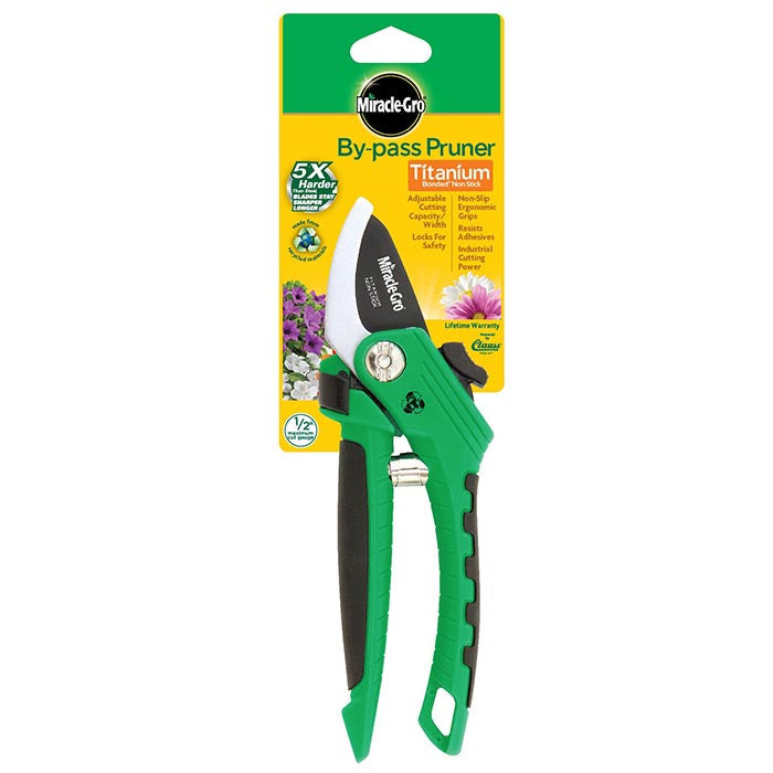 Clauss Miracle-Gro Enviro-Line Ti with Non-Stick Bypass Pruner - 18920