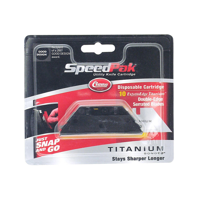 Clauss SpeedPak Ti Serrated Cartridge - 18439 - Hardware & Industrial Cutting