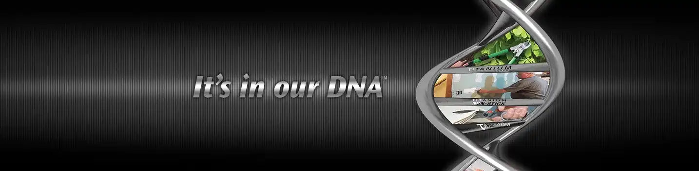 DNA double helix strand containing automotive and racing imagery within its structure.
