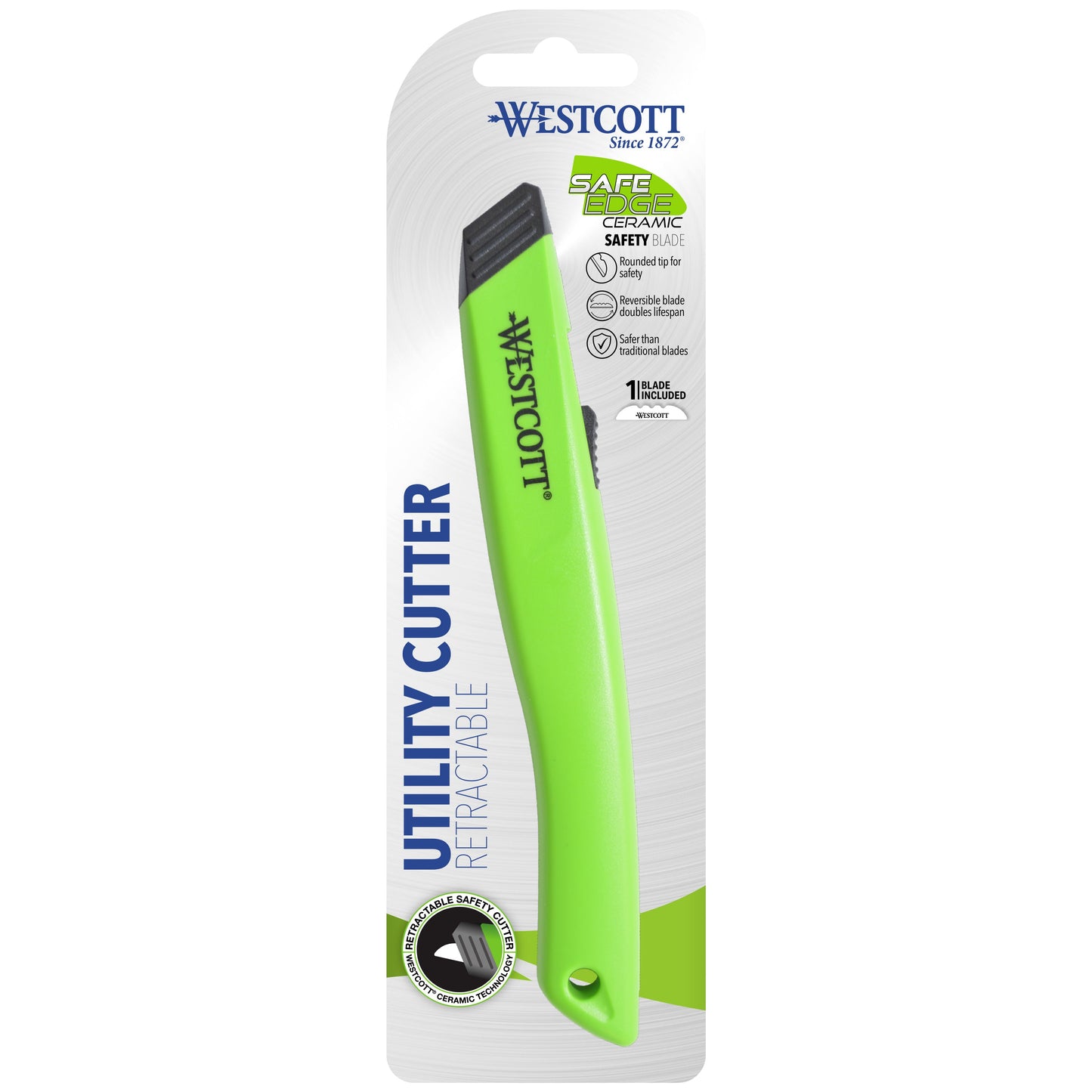 Clauss Westcott Ceramic Safety Knife (16475) - Hardware & Industrial Cutting