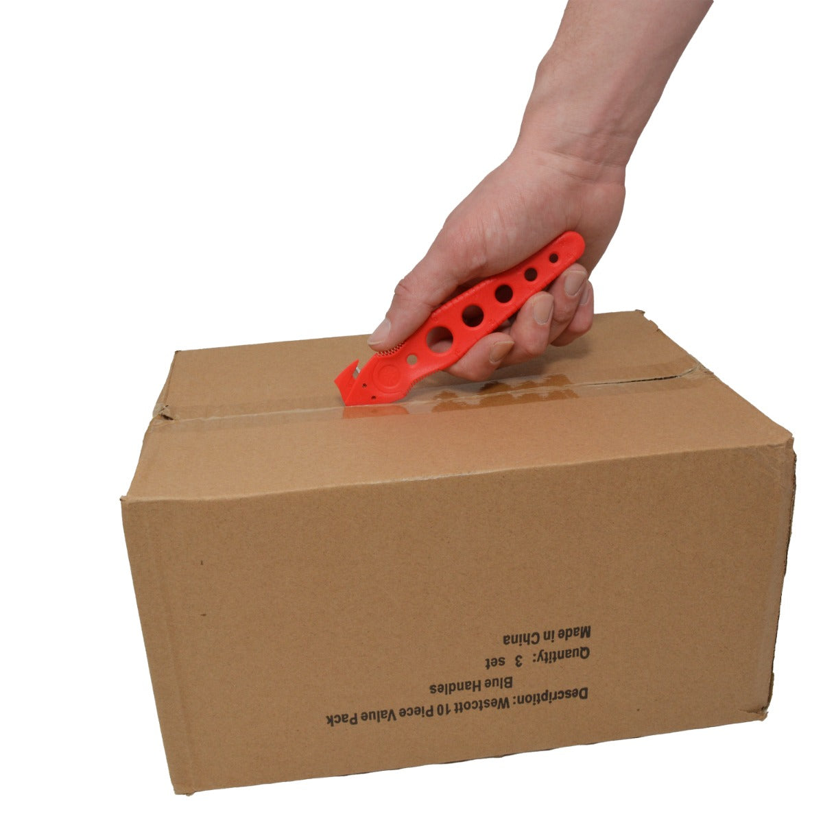 Clauss Westcott Saber Safety Cutter Red Bulk 50pk - Hardware & Industrial Cutting