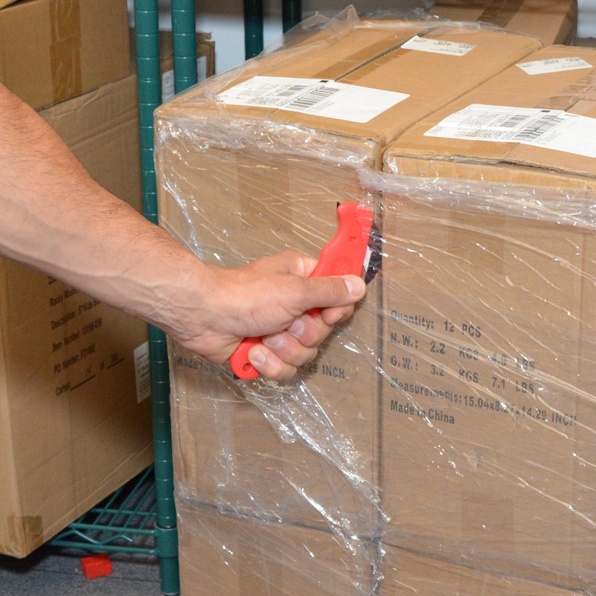 Clauss Westcott Single Sided Safety Knife with Ceramic Blade (00446) - Hardware & Industrial Cutting