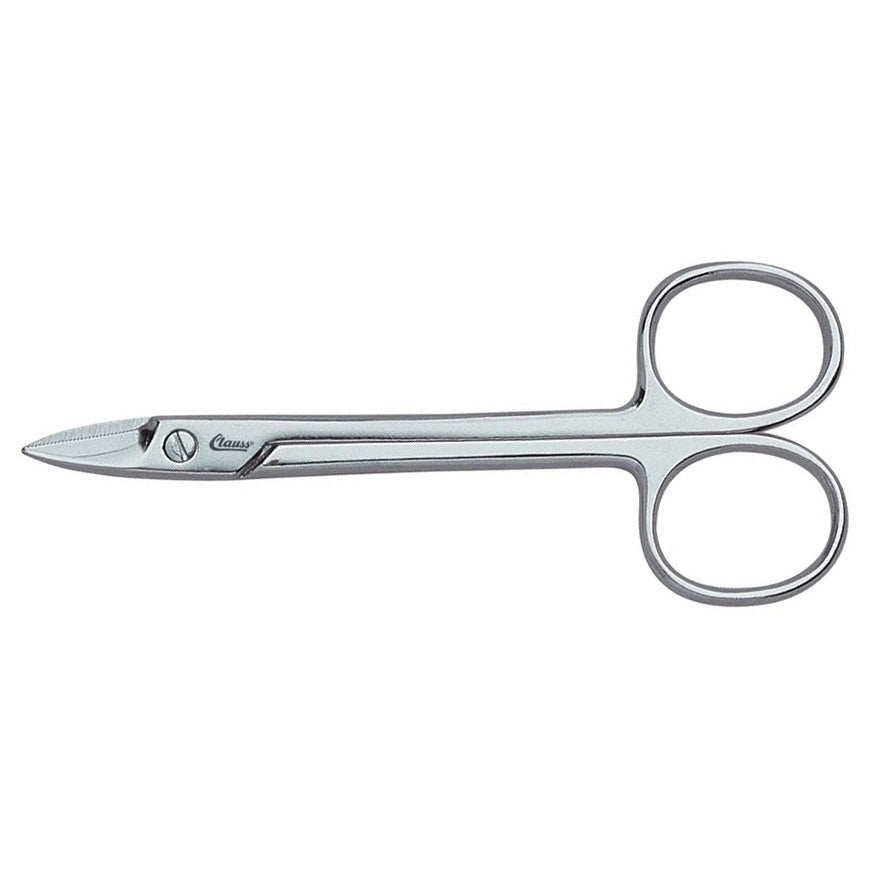 Clauss 4’’ Scissor - Short Straight Blades One Blade Serrated