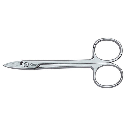 Clauss 4’’ Scissor - Short Straight Blades One Blade Serrated