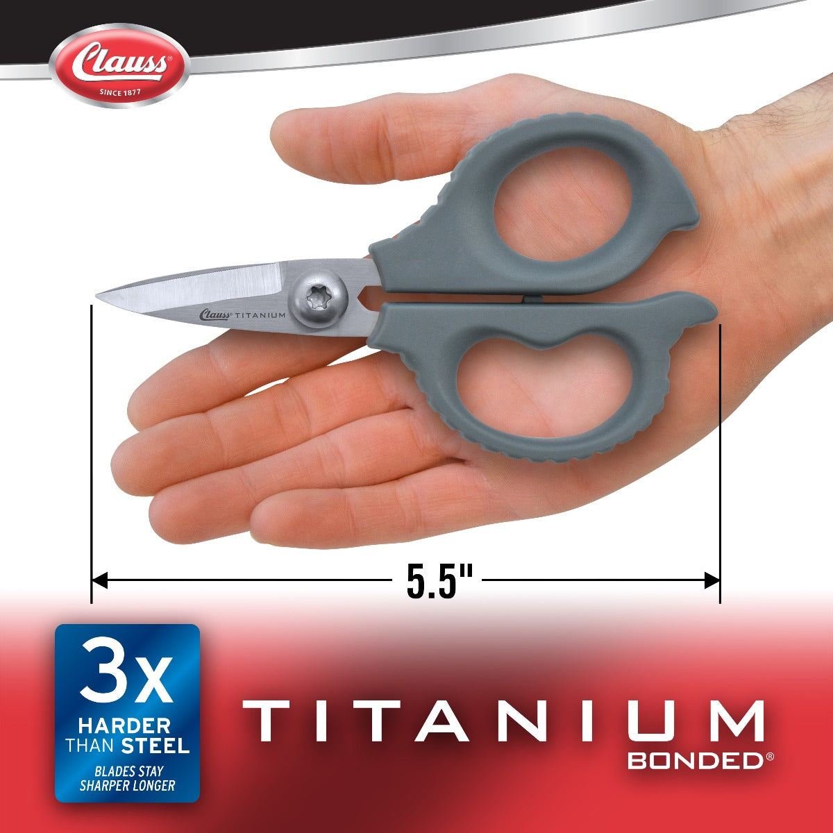 Clauss 5.5’’ Titanium Kevlar® Shear - 18475 - Available for Purchase