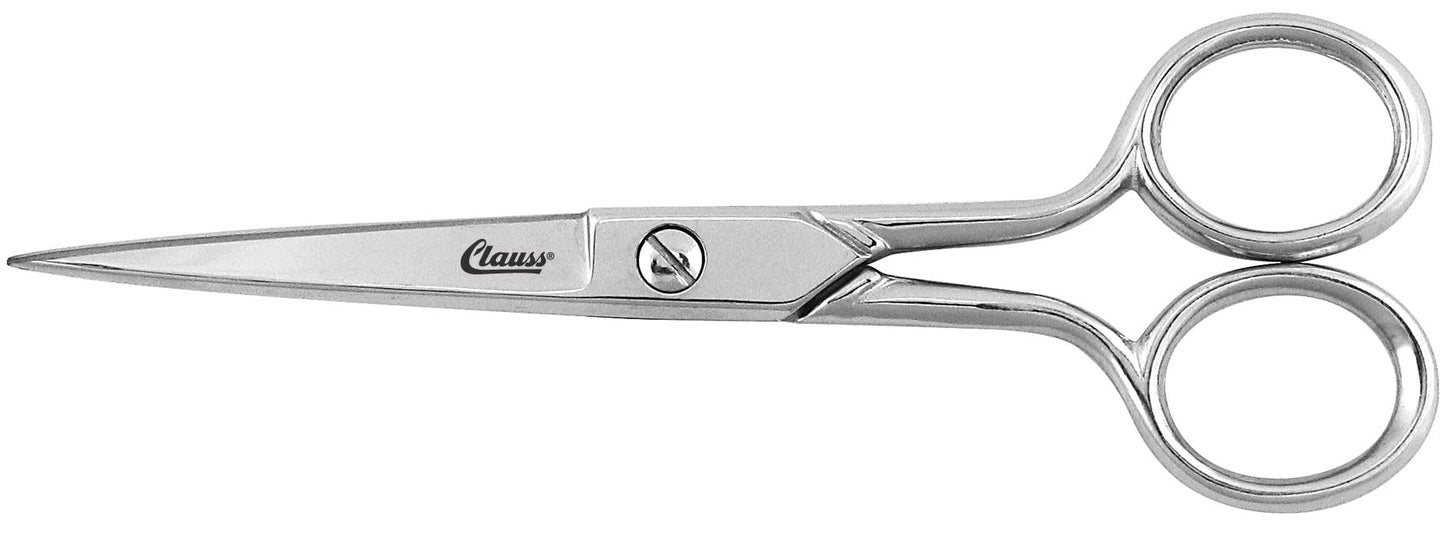 Clauss 6’’ Scissor - Straight Double Sharp Points