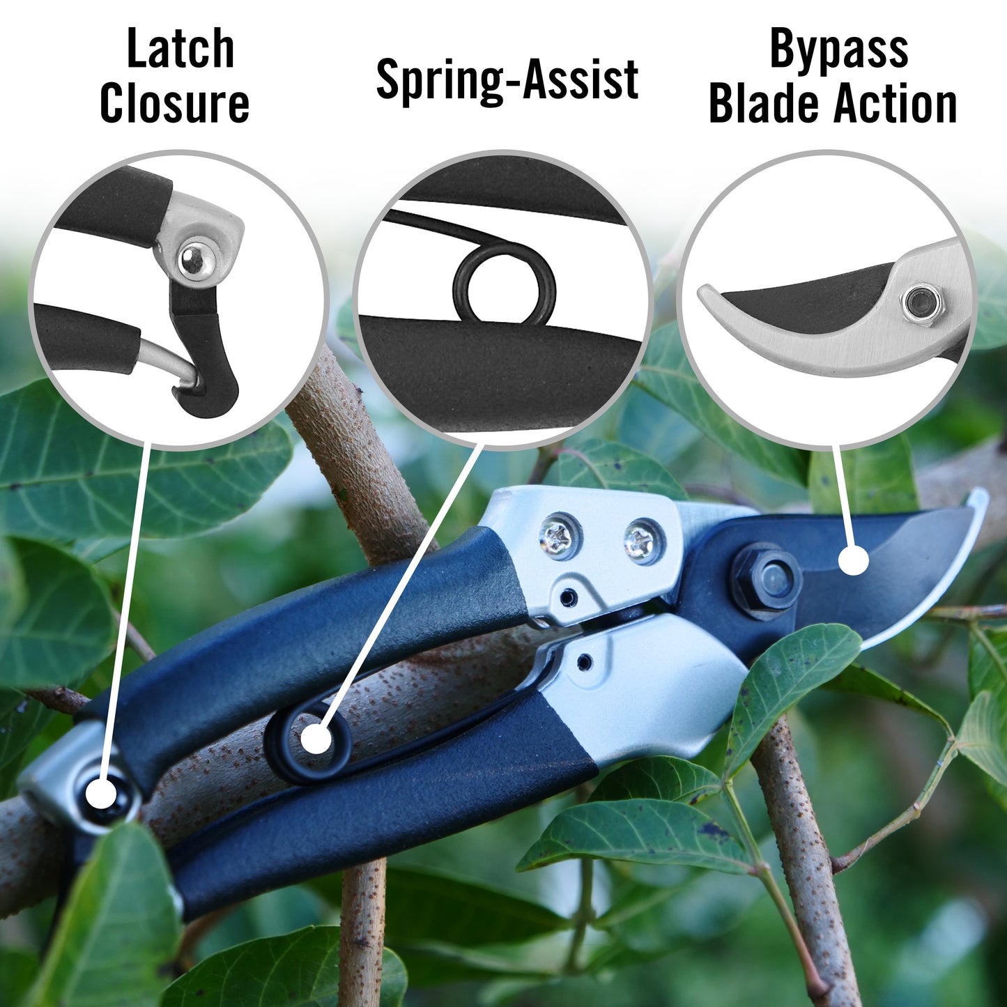 Clauss 7’’ Pruner - By-Pass Blade Heavy Duty - 20123 - Available for Purchase