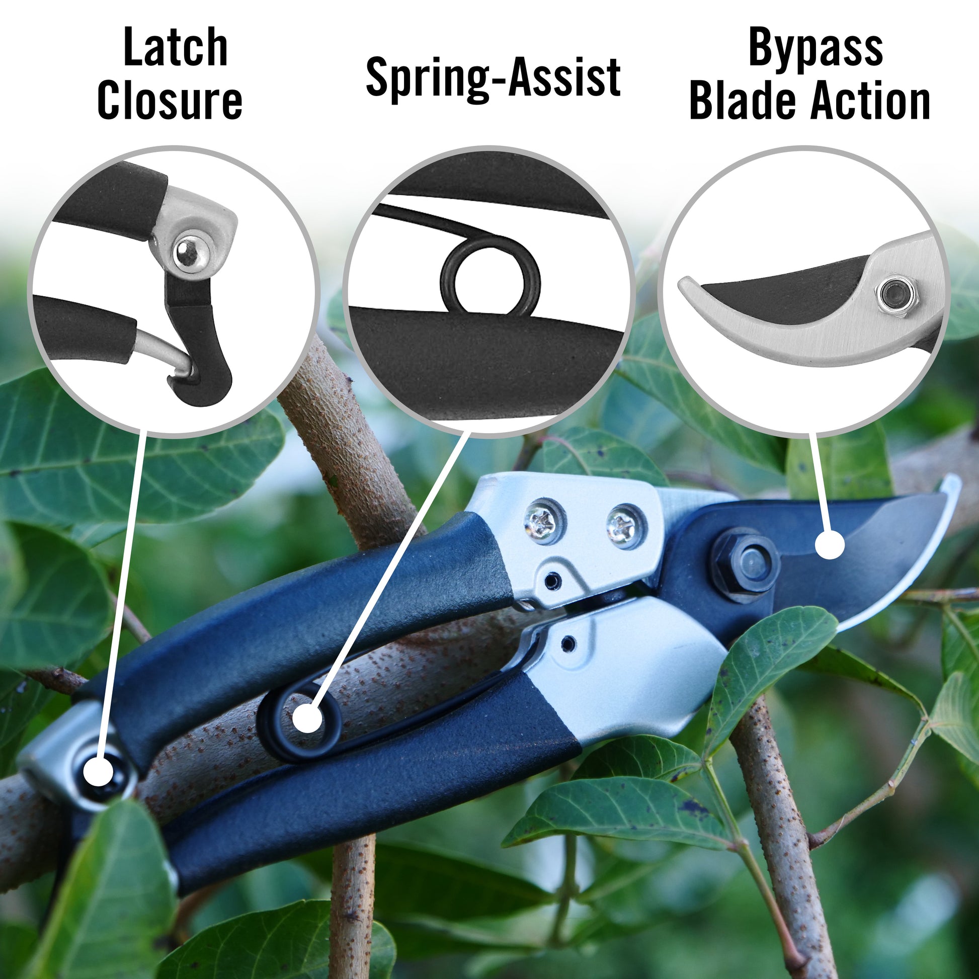 Clauss 7’’ Pruner - By-Pass Blade Heavy Duty - 20123 - Available for Purchase