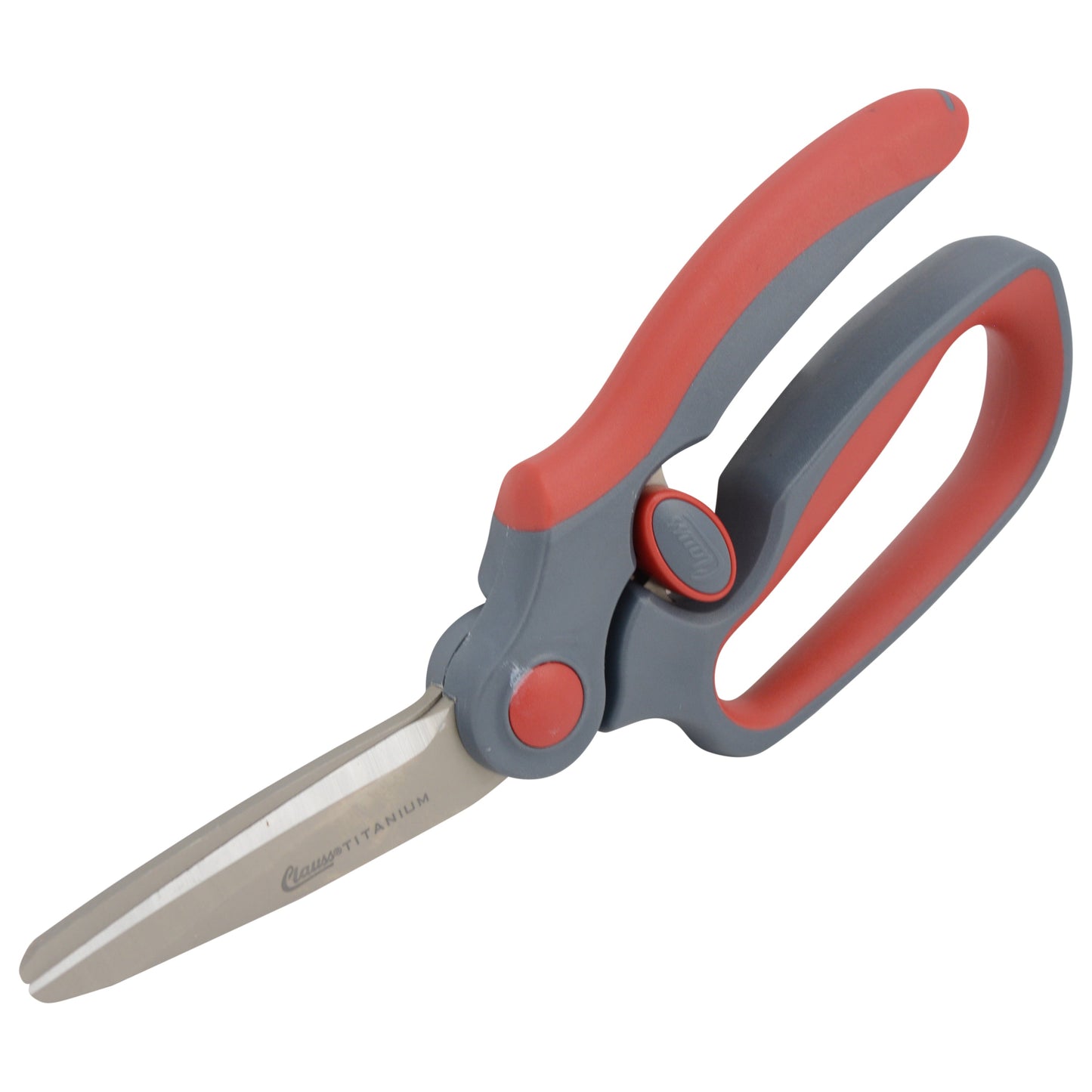Clauss 8.5’’ Titanium Heavy Duty Bent Finger Loop Snips - Hardware & Industrial Cutting