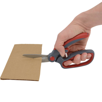 Clauss 8.5’’ Titanium Heavy Duty Bent Finger Loop Snips - Hardware & Industrial Cutting