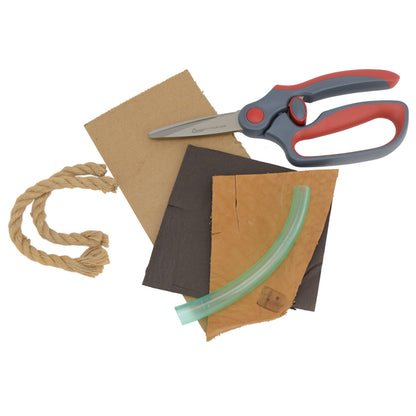 Clauss 8.5’’ Titanium Heavy Duty Straight Finger Loop Snips - Hardware & Industrial Cutting