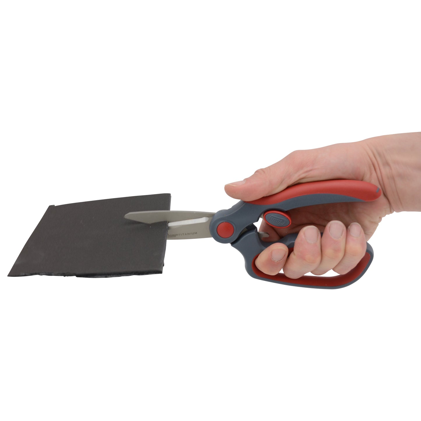 Clauss 8.5’’ Titanium Heavy Duty Straight Finger Loop Snips - Hardware & Industrial Cutting
