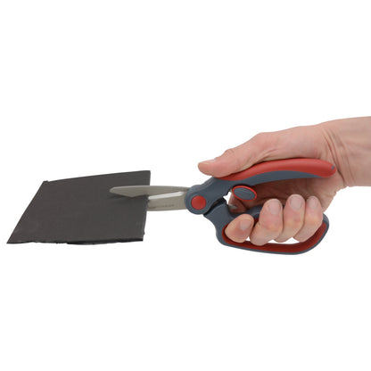 Clauss 8.5’’ Titanium Heavy Duty Straight Finger Loop Snips - Hardware & Industrial Cutting