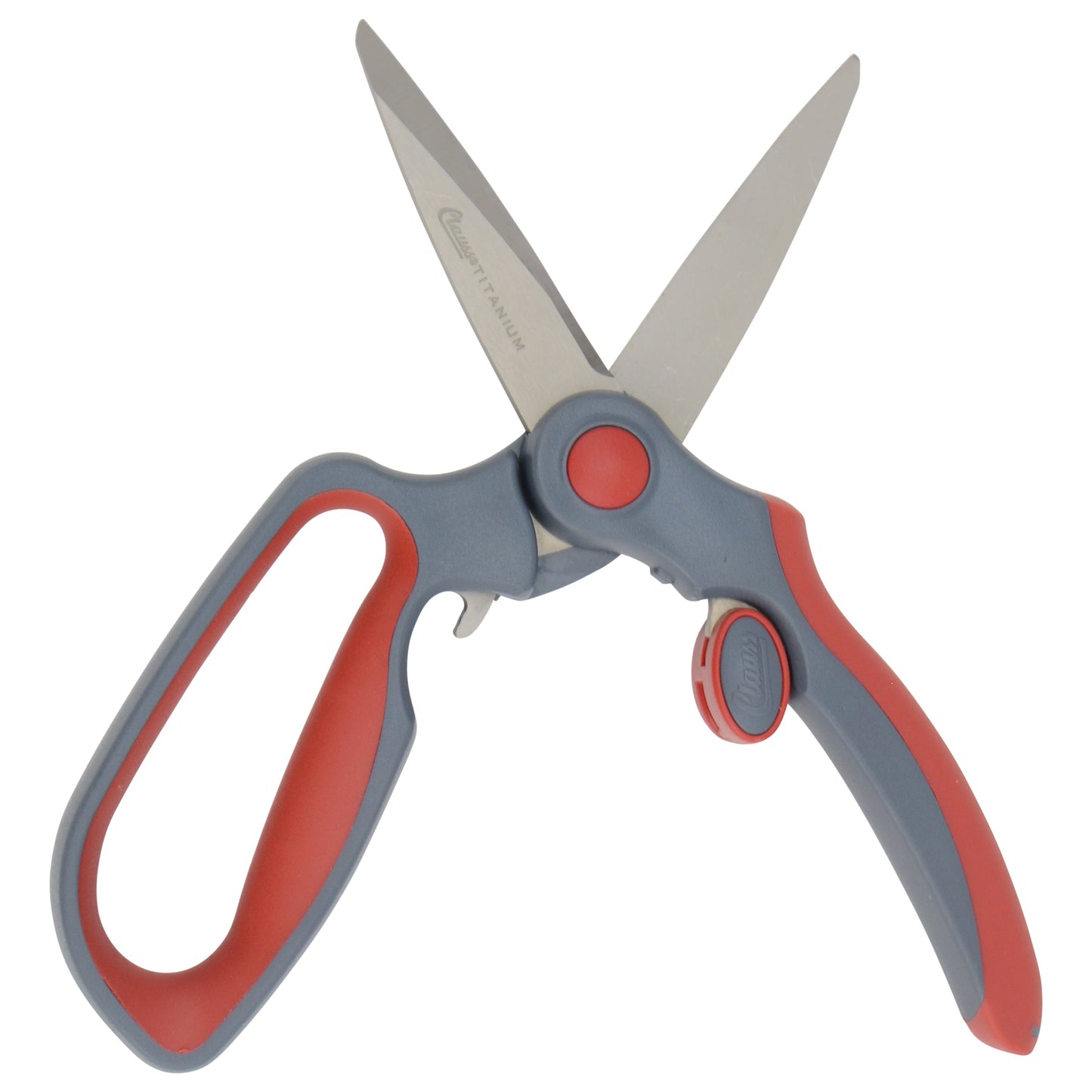 Clauss 8.5’’ Titanium Heavy Duty Straight Finger Loop Snips - Hardware & Industrial Cutting