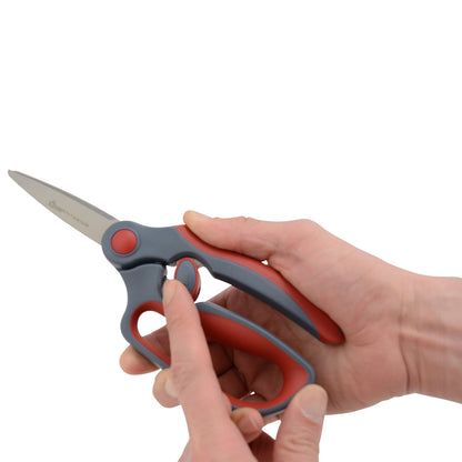 Clauss 8.5’’ Titanium Heavy Duty Straight Finger Loop Snips - Hardware & Industrial Cutting