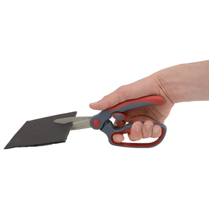 Clauss 8.5’’ Titanium Heavy Duty Straight Finger Loop Snips - Hardware & Industrial Cutting