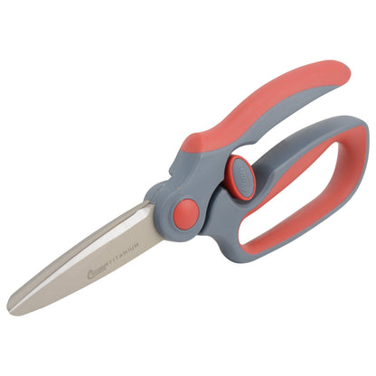 Clauss 8.5’’ Titanium Heavy Duty Straight Finger Loop Snips - Hardware & Industrial Cutting