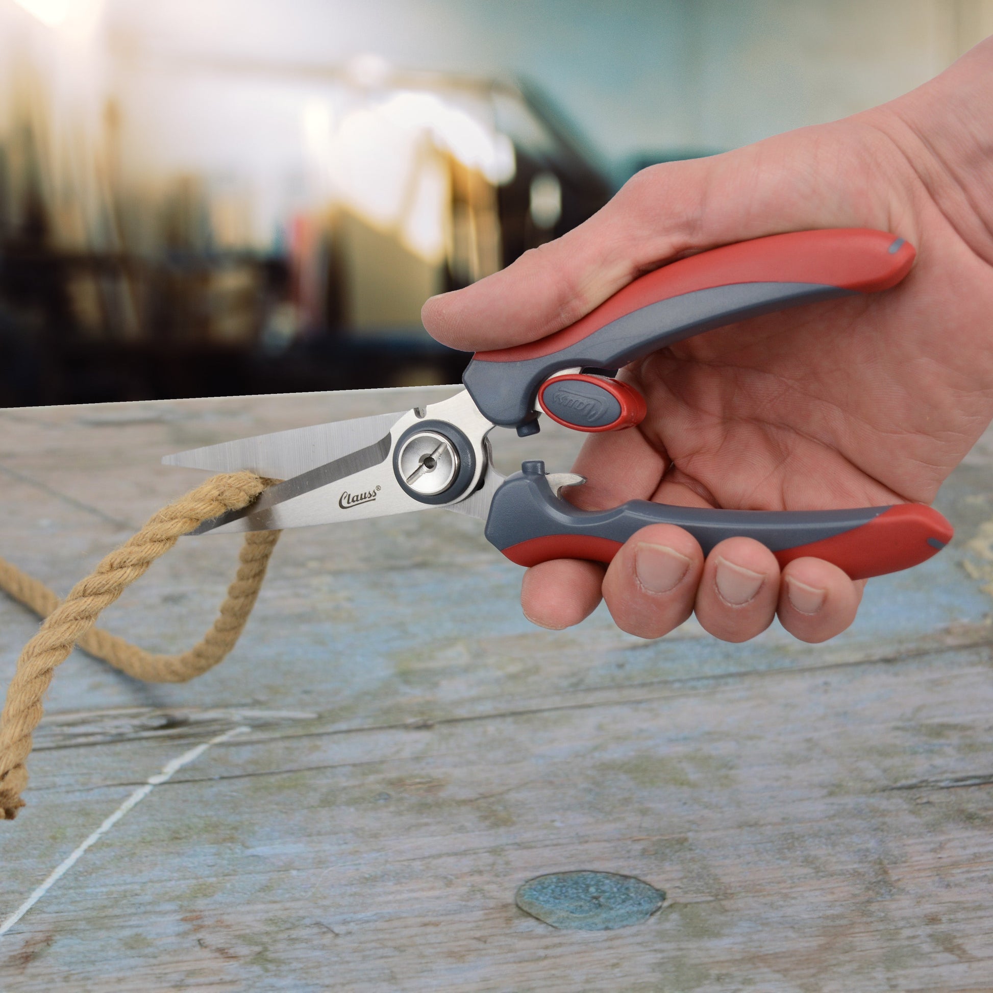 Clauss 8’’ Heavy Duty Stainless Steel Glide Snip - Hardware & Industrial Cutting
