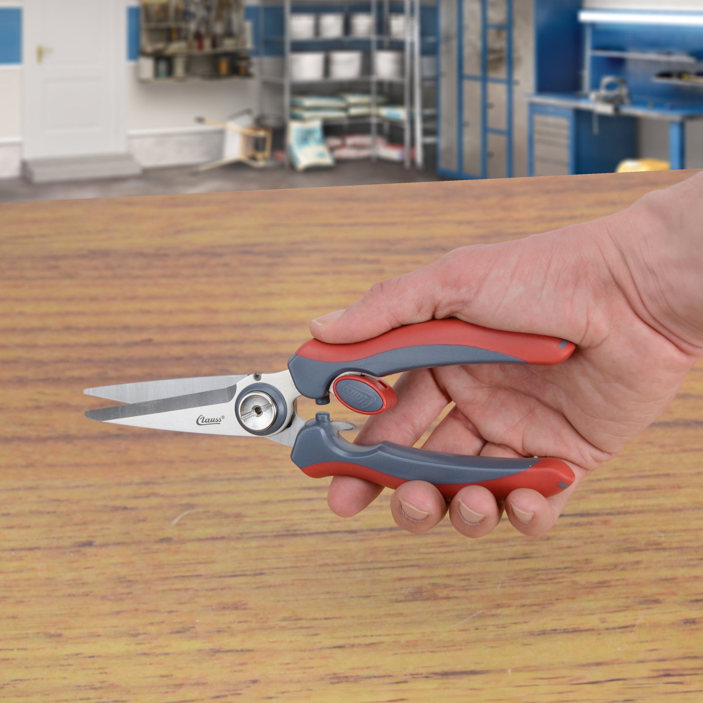 Clauss 8’’ Heavy Duty Stainless Steel Glide Snip - Hardware & Industrial Cutting