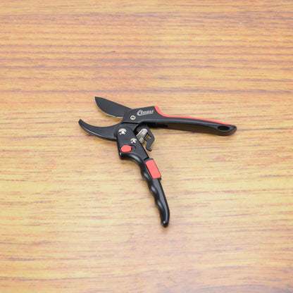 Clauss 8’’ Ratchet Action Pruner Red - Floral and Lawn & Garden