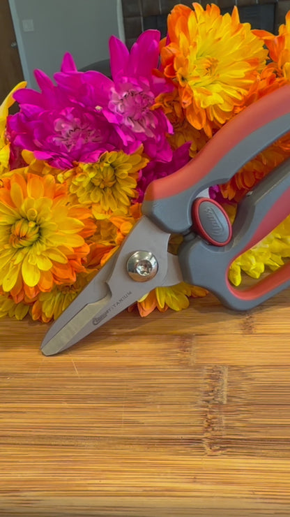Clauss 7" Titanium Bonded Heavy Duty Floral Snip