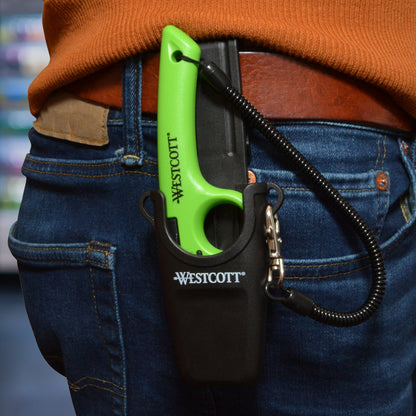 Clauss Westcott Non-Replaceable Finger Loop with Lanyard and Holster (17773-PARENT) - Hardware & Industrial Cutting